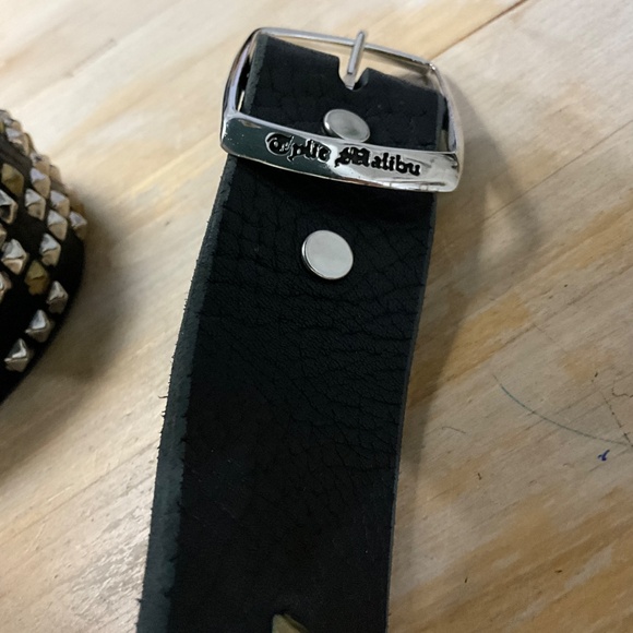 TYLIE MALIBU BELT LEATHER /NEW/VINTAGE/black - Picture 5 of 6